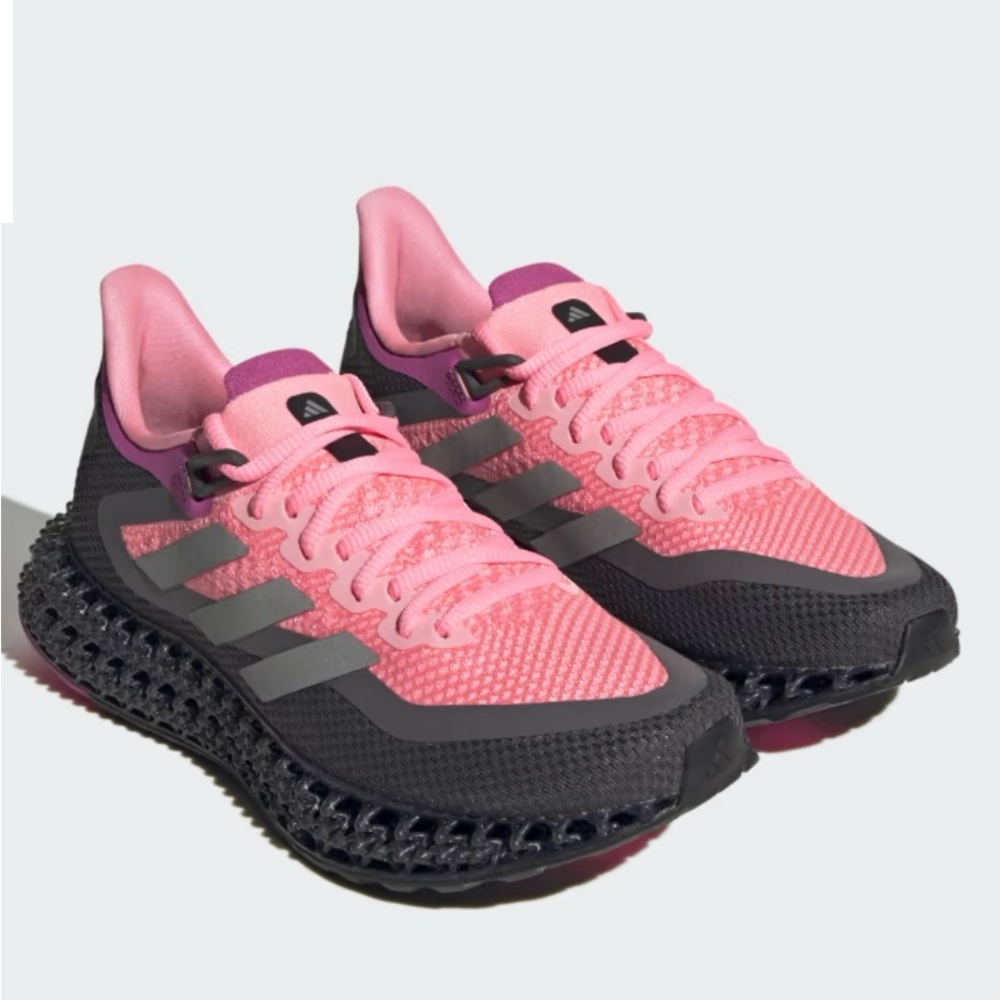 ADIDAS 4DFWD 2 RUNNING SHOES SZ 7 Beam Pink / Silver Metallic / Lucid Fuchsia